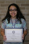 MIS student receives Congressional Certificate