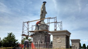 Group launches legal battle over relocation of Virgin Mary statue
