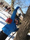 Scouts hike in Hegewisch Marsh