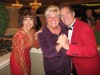 Carol Knish framed by "Lawrence Welk Show" Dancers Elaine Balden and Bobby Burgess