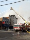 Early morning fire closes much of downtown Valparaiso