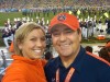 Kelly Komara at BCS national championship game