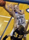 Boone Grove's Brittany DeWell shoots over