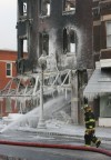 Whiting firefighters work to contain hot spots in downtown building 