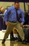 T.F. North coach Tim Zasada reacts