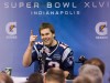 Super Bowl Media Day: Gridiron warriors the ringmasters of Indy