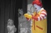 Ronald visits Jane Ball Elementary
