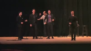 Singers meet with fans
