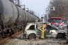 One dead, one injured in train/van crash in downtown Hobart