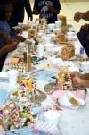 Brookwood students build gingerbread houses