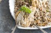 Marcona almonds make a crunchy coating for baked chicken breasts