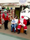 Santa visits Crown Point Library