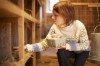 Young Girl Collecting Eggs as a Family Hobby