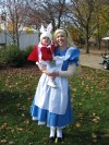 "Alice in Wonderland" Mom with White Rabbit