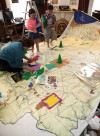 Getting around Indiana with traveling map of Hoosier state