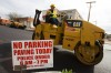 Crews repave street in Valparaiso