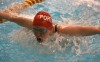Portage's Jordan Parker swims the butterfly leg of the 200-yard medley relay