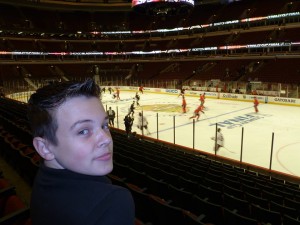 Griffith teen gets 'dream' opportunity with Blackhawks in wake of tragedy