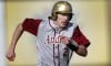 Andrean's Matt Desomer scores from second against Morton during the RailCats High School Challenge.
