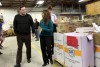 Donnelly tours Gary-based pantry