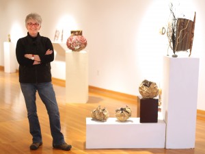Environmental artist weaves nature with discarded items for IUN exhibit