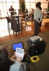 Voice to print captioning demonstrated