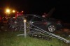 Semi hits parked car on I-65, injuring two