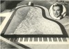Liberace's Piano-Shaped Swimming Pool in 1954