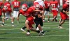 Munster's Mustangs practice Monday afternoon