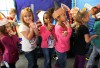 Kids talk turkey during pre-Thanksgiving Day activities in Hobart, Cedar Lake
