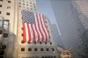 American Flag on Building