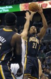Roy Hibbert, David West, Ryan Anderson