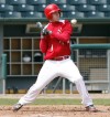 Morton's Shane Scarborough watches a high pitch go by