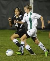 during the game Tuesday night at The Viking Arena where the Lady Vikings played host to the Lady Indians. September 27, 2011.