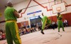 Acrobats demonstrate high flying fun