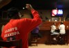 Friends and family gather to cheer on Olympic gymnast Gabby Douglas.
