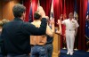 Beaman Conducting Oath of Enlistment Ceremony in Indy 2007