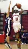 T.F. South's Kaneisha McIntosh, Thornridge's Alana Fisher-Carter