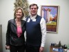 Lee Enterprises CEO Mary Junck and Times Columnist and VU Adjunct Faculty Member Philip Potempa