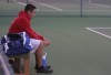 Crown Point's Daniel Smith sits