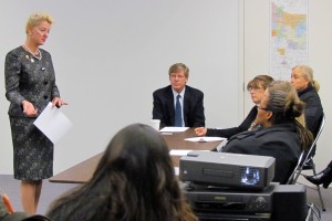 Coroner Frey educates Purdue nursing students on forensics