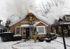 Firefighters battle morning blaze