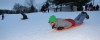 Winter sports take over golf course