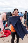 A chilly New Year's tradition: Real Life church members, friends take plunge into frigid waters