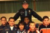 Indiana State Troopers meet with OLG Cub Scout Pack 279