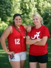 SBHPLAYEROFYEAR Andrean's pitcher, Nikki Steinbach, and Coach of the Year, Brooke Baker-Runyon