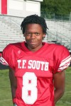 T.F. South football player Jalen Woods