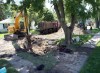 Gas leak capped at C.P. road construction site