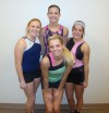 Lake Central's Andi Wartman and three senior teammates