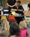 Students learn dental hygiene at Myers Elementary School  